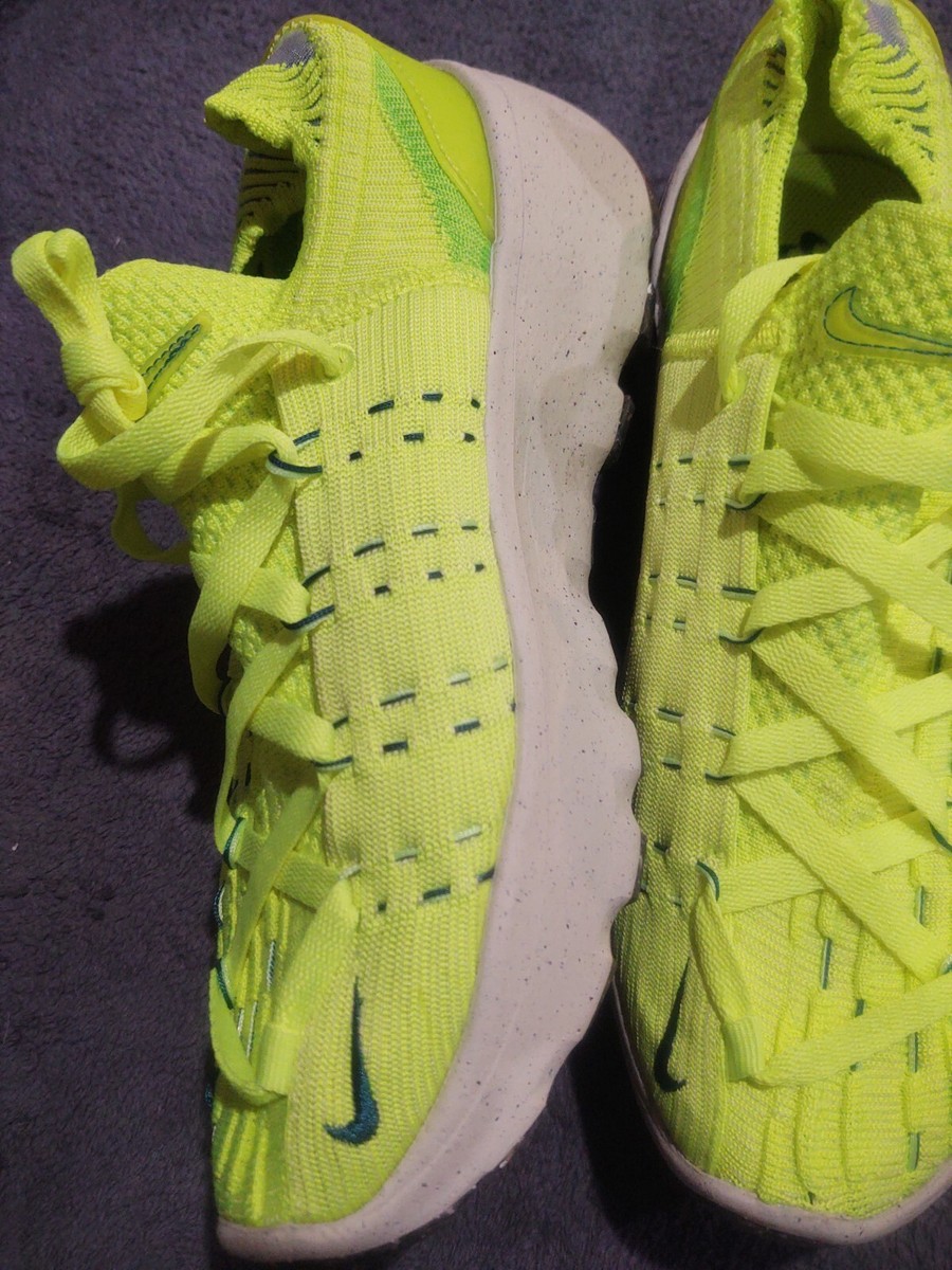 Nike Space Hippie 04 Shoes Lemon Twist / Volt DA2725 700 Women's