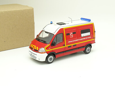 Eligor SB 1/43 Renault Master VSAV Feuerwehr 2006 Gelbe Banden