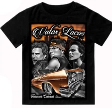 Vatos Locos Forever Carnal Mens Heavyweight T-Shirt Shaka Wear Tee