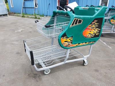 kids metal shopping carts