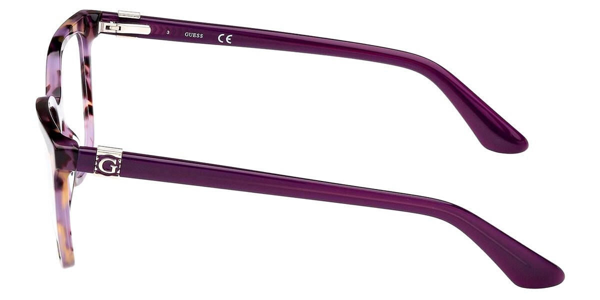 GUESS GU2937-N 083 Purple Havana Plastic Optical Eyeglasses  display picture 3