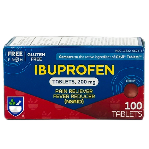 Rite Aid Ibuprofen 200 mg 100 Tablets, BEST BY 06/24 eBay