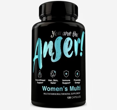 Anser Womens Multi-Vitamin- 120 Capsules Vegan&Organic. Sold Out Everywhere/Rare