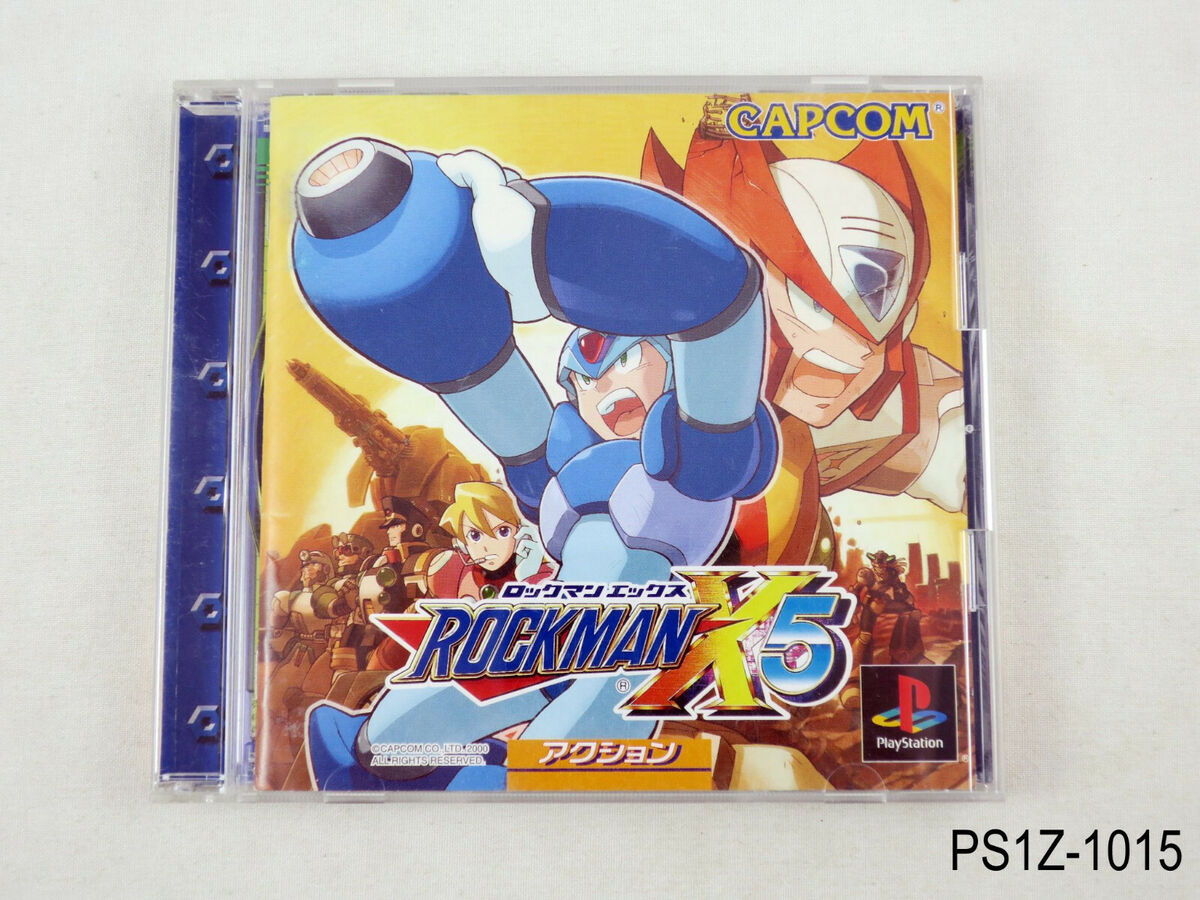 Rockman X5 Playstation 1 Japanese Import PS Mega Man PS1 Rockman X5 Playstation 1 Japanese Import PS Mega Man PS1