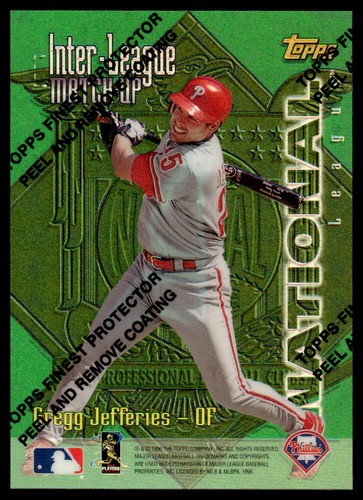 1997 Topps #ILM12 Gregg Jefferies / Cal Ripken BASEBALL New York Jets - Picture 2 of 2