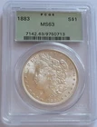 1883 PCGS MS63 Morgan Dollar