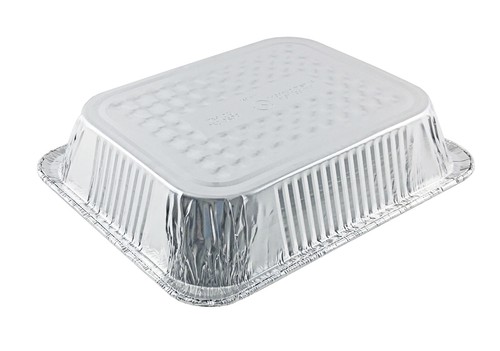 1/2 Half-Size Aluminum Foil Steam Table Pan 2 9/16" Deep w/Clear Dome Lid 20/PK - Bild 9 von 11