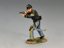 King & Country CW068 Union Trooper Firing Pistol - Retired - Mint in Box Neuf