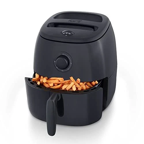 DASH Tasti-Crisp™ Family Size Electric Air Fryer Cooker with 6 Qt, Black