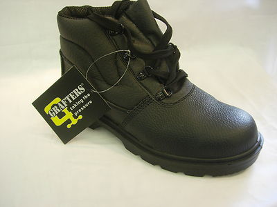 Mens Ladies Boys safety work boots steel midsole Leather 3 4 5 6 7 8 9 10 11 12 