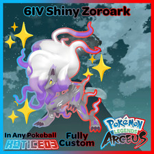 ZOROARK HISUIAN ✨ SHINY/N ✨ Alpha/Normal Max EVs / GVs - Pokemon Legends: Arceus