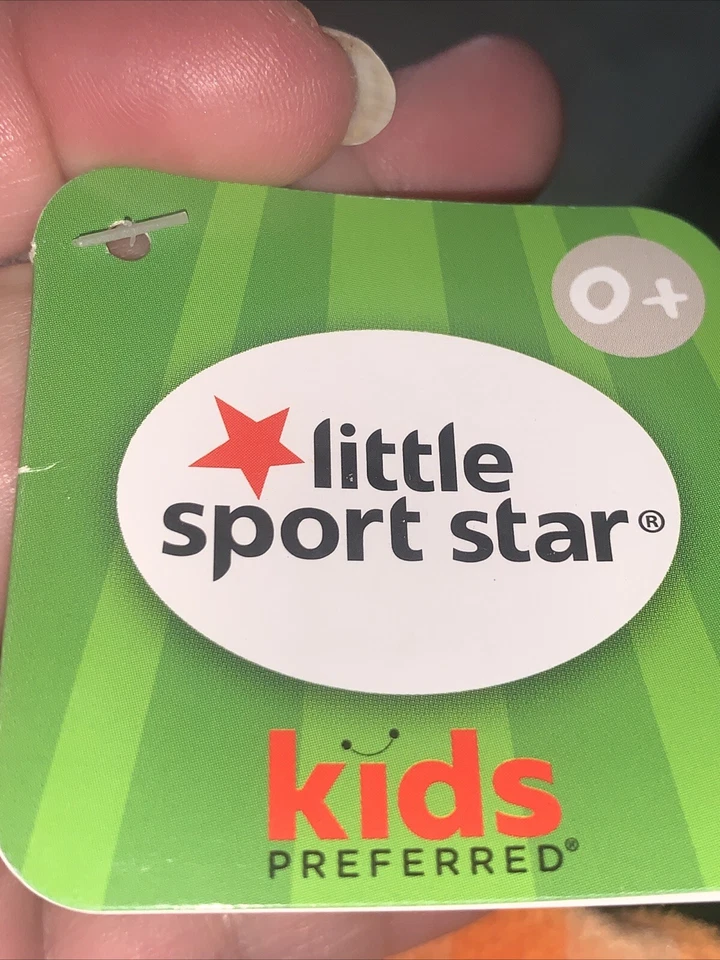 Manta de seguridad de fútbol americano de rinoceronte de felpa Little Sport Star preferida para niños Lovey Foto 4 de 4