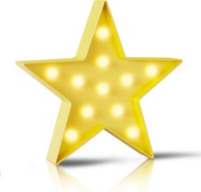 LED Star Night Light for Kids Room Nursery Wall Decor