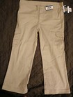 Nice School Uniform Pants Juniors Sz 15/16 Beige Flared Boot Chino Stretch, NWT — photo 1