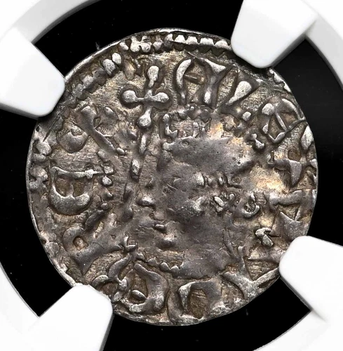SCOTLAND. Alexander III. 1249-1286. Rare first coinage, Roxburgh mint, NGC XF45