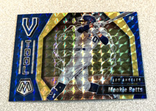 2021 Panini Mosaic V Tool Gold Prizm #VT8 Mookie Betts Dodgers 9/10