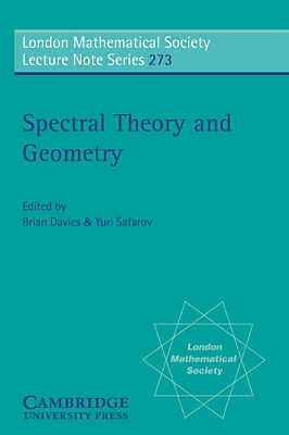 Spectral Theory and Geometry Davies Safarov Paperback Cambridge University Press