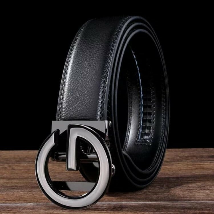 Men’s Leather Belt for Jeans – Durable and Stylish Design-image