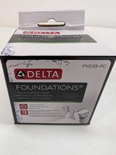 Delta Foundations Multi-Purpose Hook FND35-PC Chrome FInish