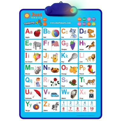 Interactive Alphabet Wall Chart | Talking ABCs & 123s Music Poster with Inter...