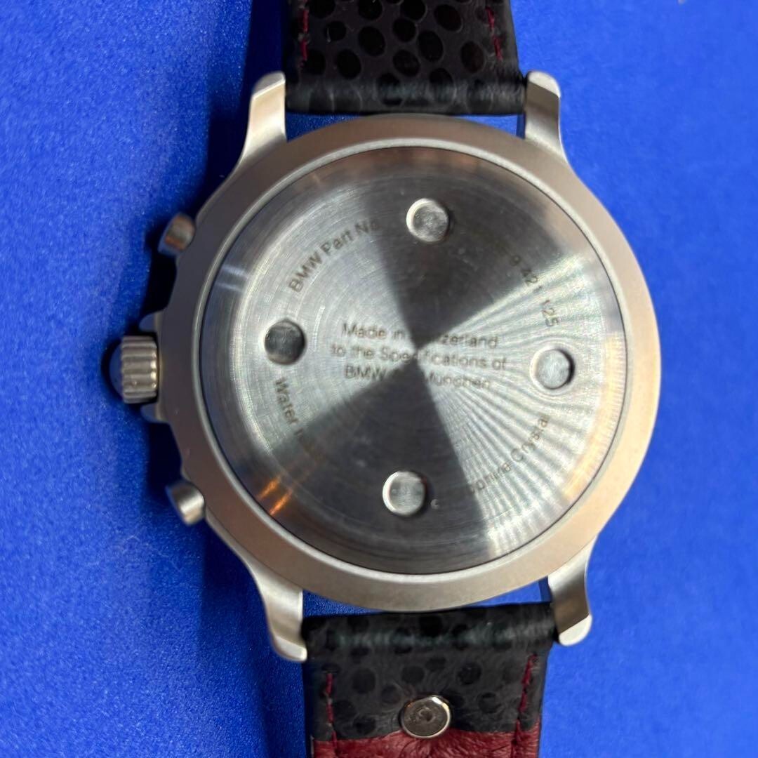 BMW Z3 クロノグラフ 腕時計 ケース付き BMW Z3 Chronograph Watch 1997 with Case Vintage Rare Needs