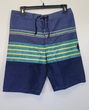 Hurley Youth Pull On Swim Shorts Stretch Size 18 boys Ocean Fog