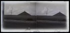 BELGIQUE La Butte du Lion et le Panorama à Waterloo Photo NEGATIVE Stereo Plaque