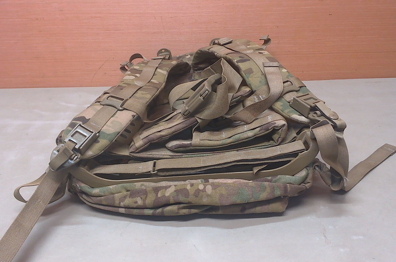 US Military Issue Multicam OCP Camo MOLLE II Medium Ruck Sack Back Pack Setup eBay