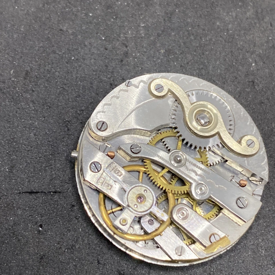 Reloj Bolsillo Cilindro Suizo Movimiento Talla 0s Cara Abierta Buen Balance F8564 Foto 4 de 4