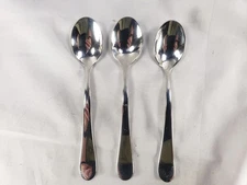GOURMET SETTINGS WINDERMERE STAINLESS LOT OF 3 DEMITASSE SPOONS - 5 LOTS AVAIL