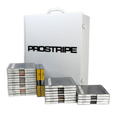 Sharpline Prostripe Pinstriping Tape Starter Kit with Cabinet : 25 Rolls with S