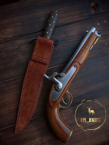 coffin handle bowie knife - Picture 2 of 5
