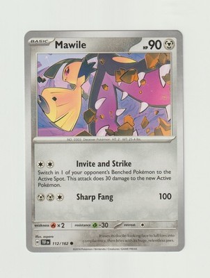 Mawile Pokemon TCG Scarlet & Violet Temporal Forces Card 112/162