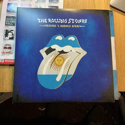 ROLLING STONES Bridges To Buenos Aires Live 180 gram BLUE vinyl NEW 3 x LP