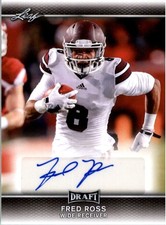 2017 Leaf Draft Autographs #AFR1 Fred Ross Auto - FB