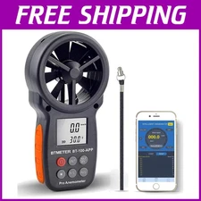 Digital Handheld Anemometer with Bluetooth Connection