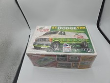 MPC 1/25 1982 Dodge Van Custom Turtle Wax Model Kit NEW-OPENED BOX, UNPAINTED