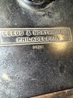 Vintage Leeds & Northrup Potentiometer Indicator, Solid Oak Case, Handle Missing — photo 6