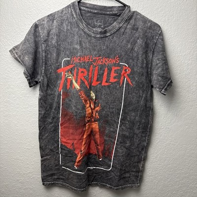 Michael Jackson Signature Brand Men's Small Graphic T-Shirt Acid Wash