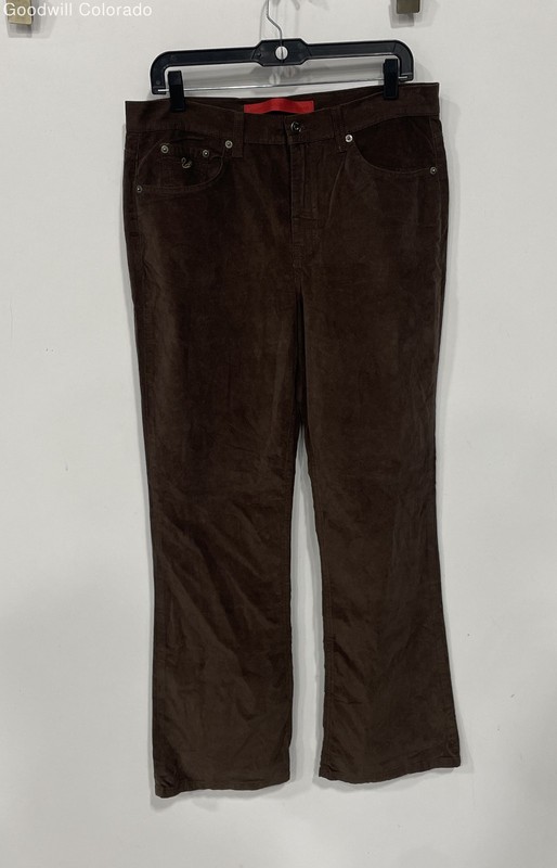 Gloria Vanderbilt Jeans Womens Brown Giselle Stretch Bootcut Jeans Size 12