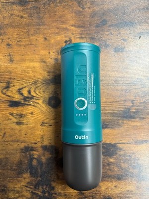 Outin Teal Nano Self-Heating Espresso Maker - USB-C Travel Coffee(USED)