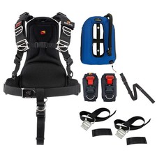 Dive Rite TransPac XT, Aircell Voyager Wing, tasca pesi QB con camma e cavallo 