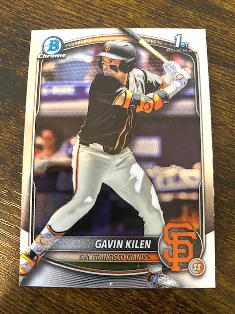 Gavin Kilen - 2025 Bowman Draft Chrome 1st - RC - BDC-40 - SF Giants