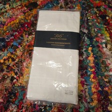 BNWT 346 Brooks Brothers Handkerchiefs 7-pack White 100 Cotton Pocket Hanky New