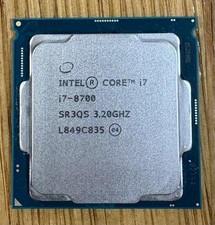 Intel Core i7-8700 Processor (3.2 GHz, 6 Cores, LGA 1151) - SR3QS