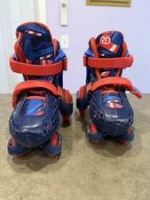 Roller Derby Skates Boys Adjustable High Top Size Youth Medium 11-2 W1362BM