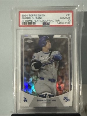 2024 TOPPS 50/50 #11 SHOHEI OHTANI 43/50 PSA 10