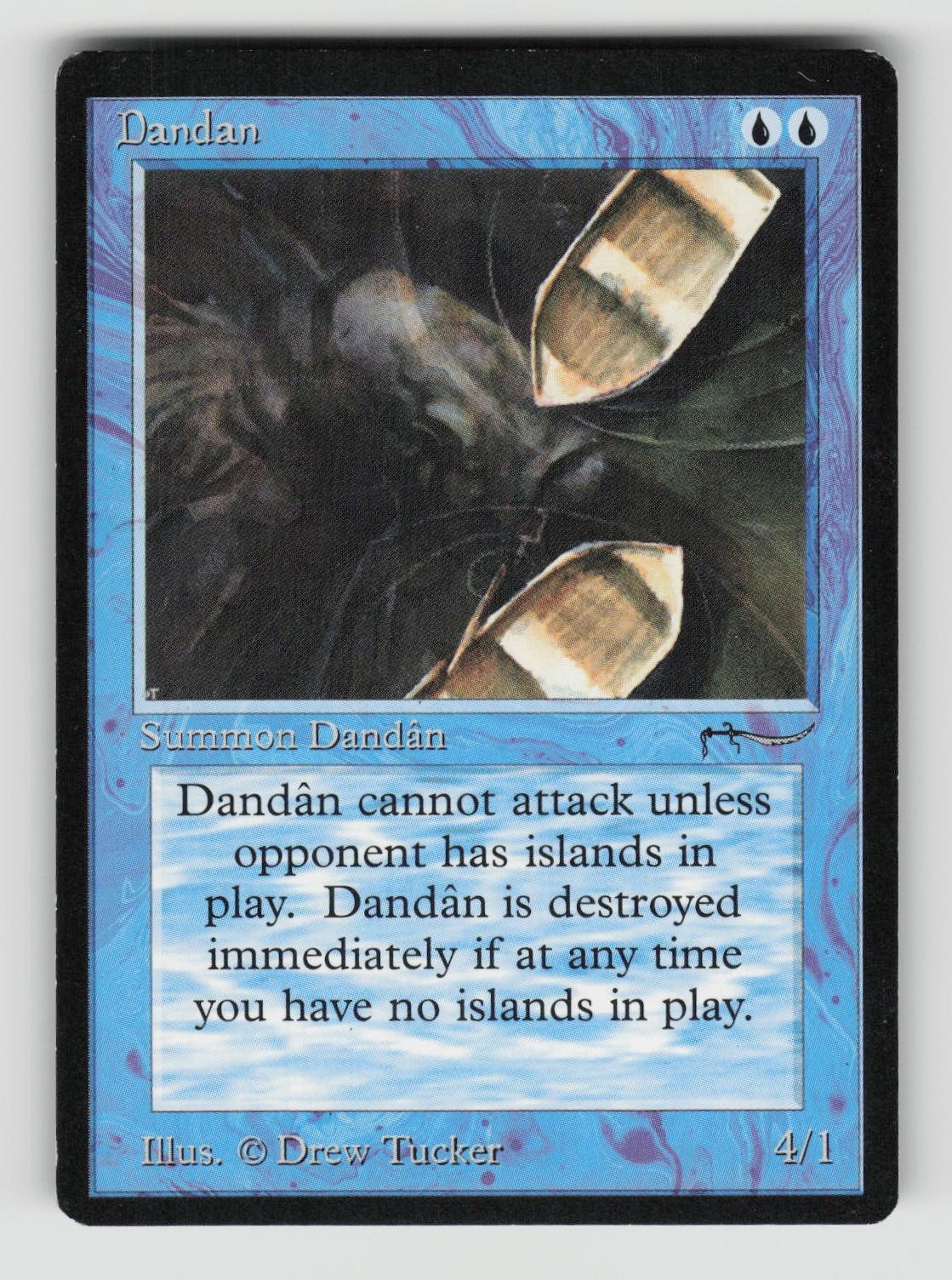 Dandan Common Arabian Nights Magic: The Gathering Near Mint