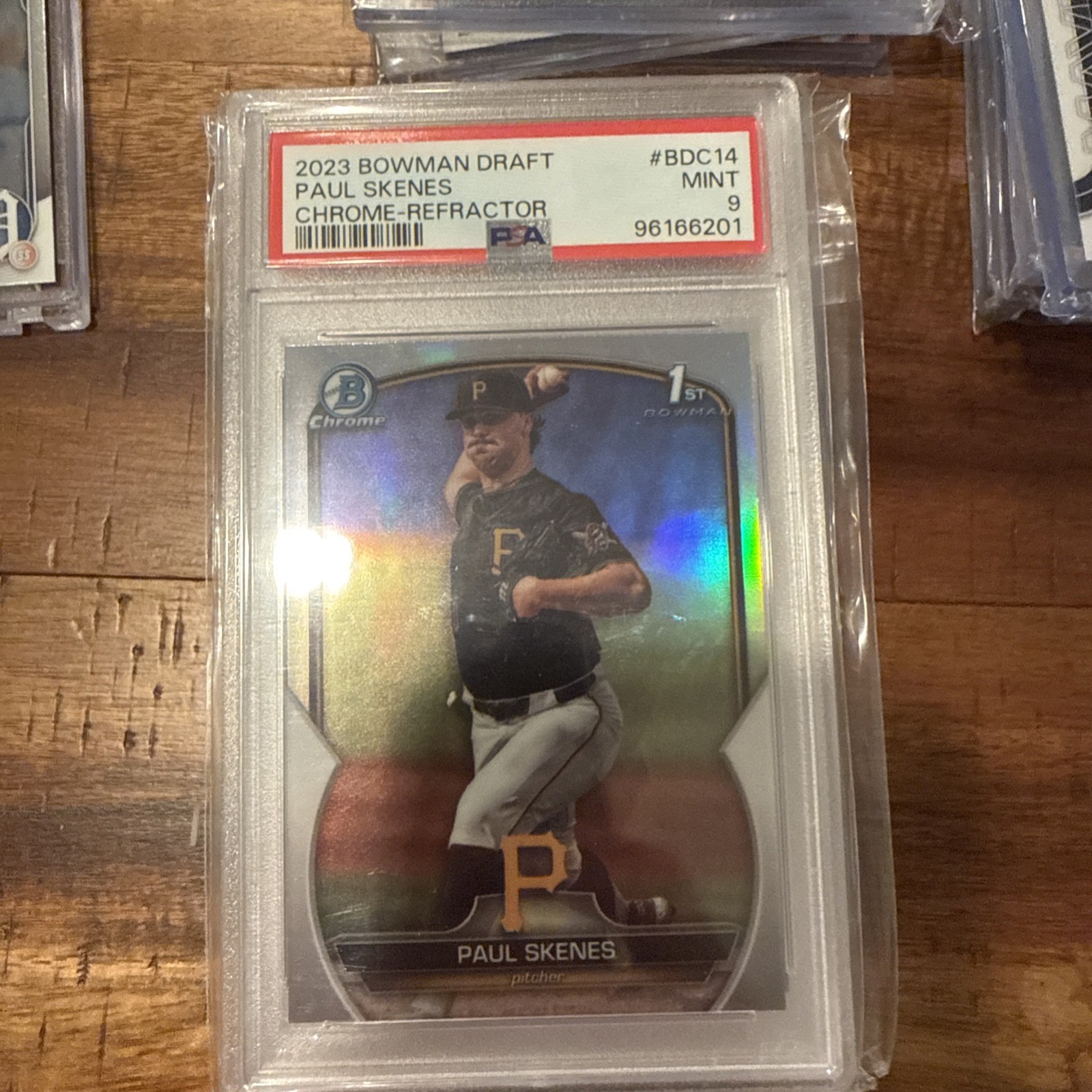 2023 Bowman Draft - Chrome Paul Skenes #BDC-14 Refractor (RC) PSA 9 🔥
