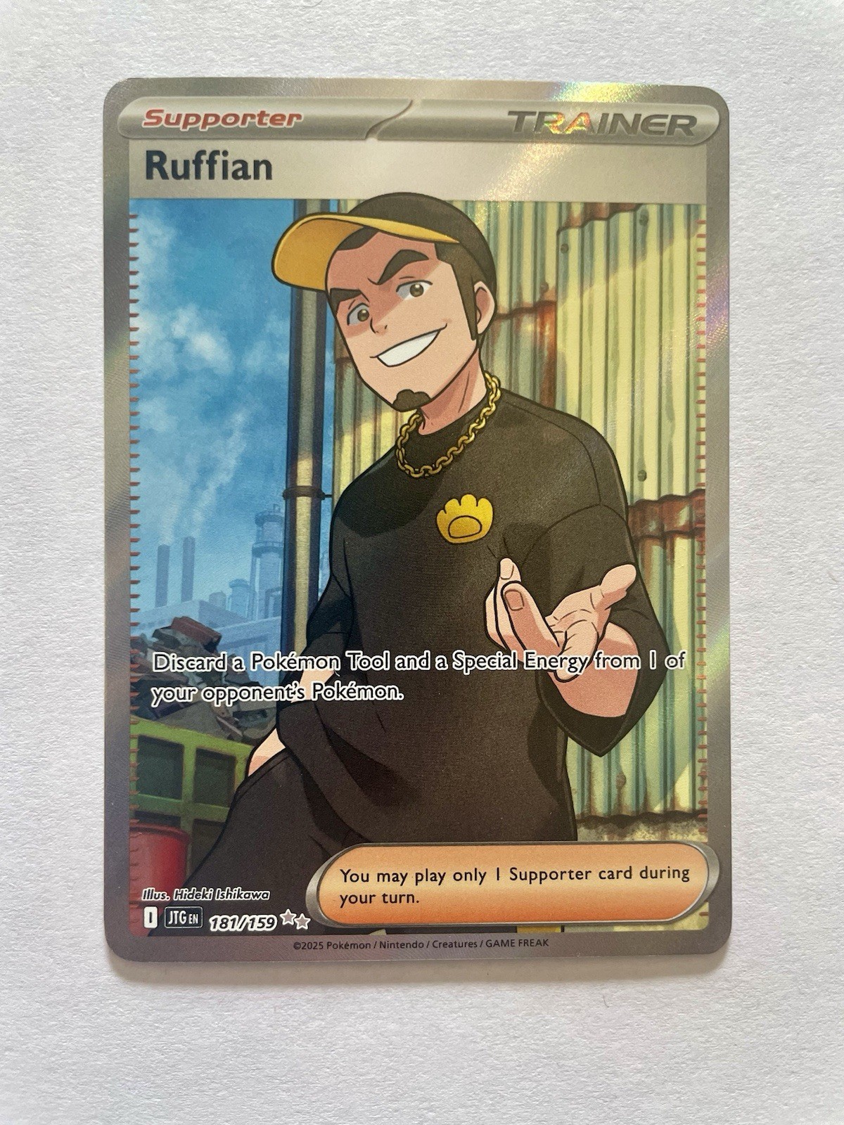 Ruffian 181/159 Full Art Ultra Rare Pokémon 2025 Journey Together NM